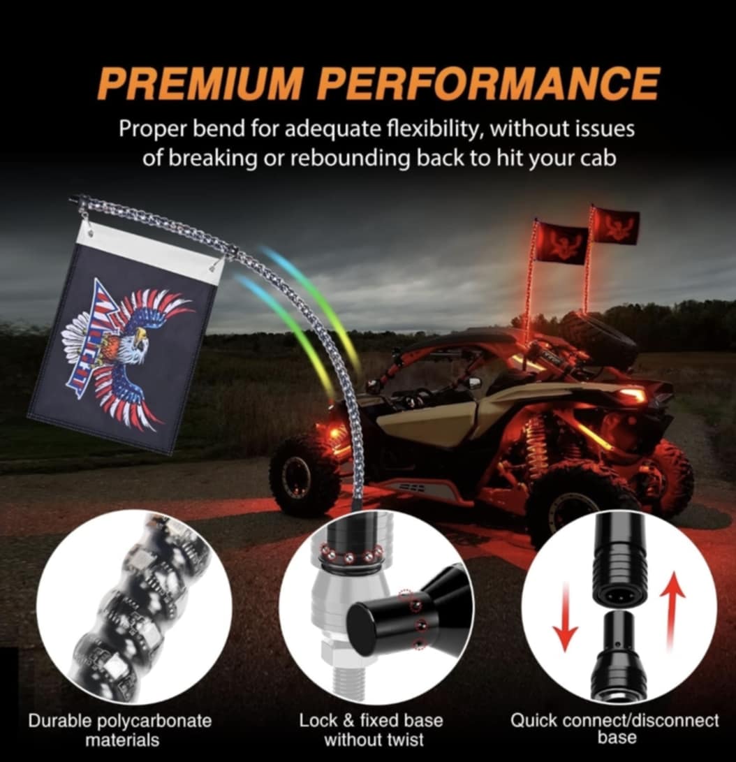 Ljósastangir - 90cm