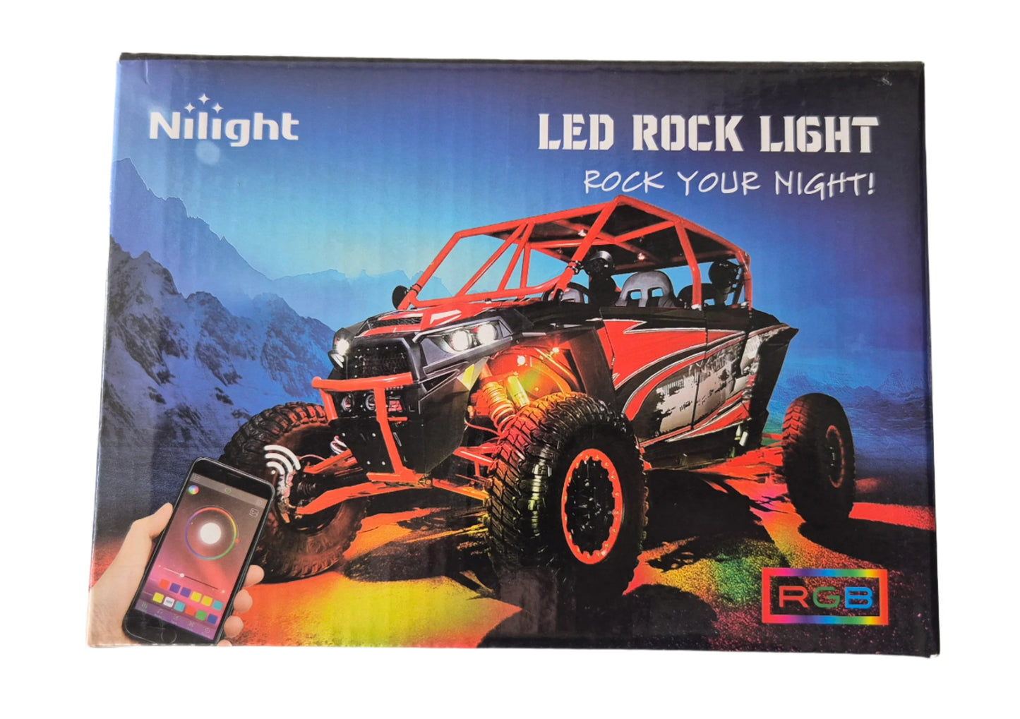 RGB Rock light - 6 ljósa